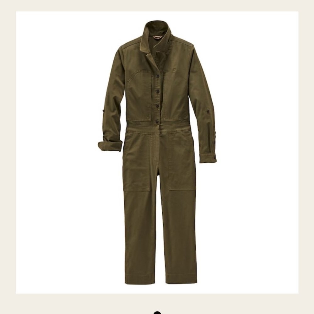 Duluth Trading Company, cool max, cropped jumpsuit/coveralls.